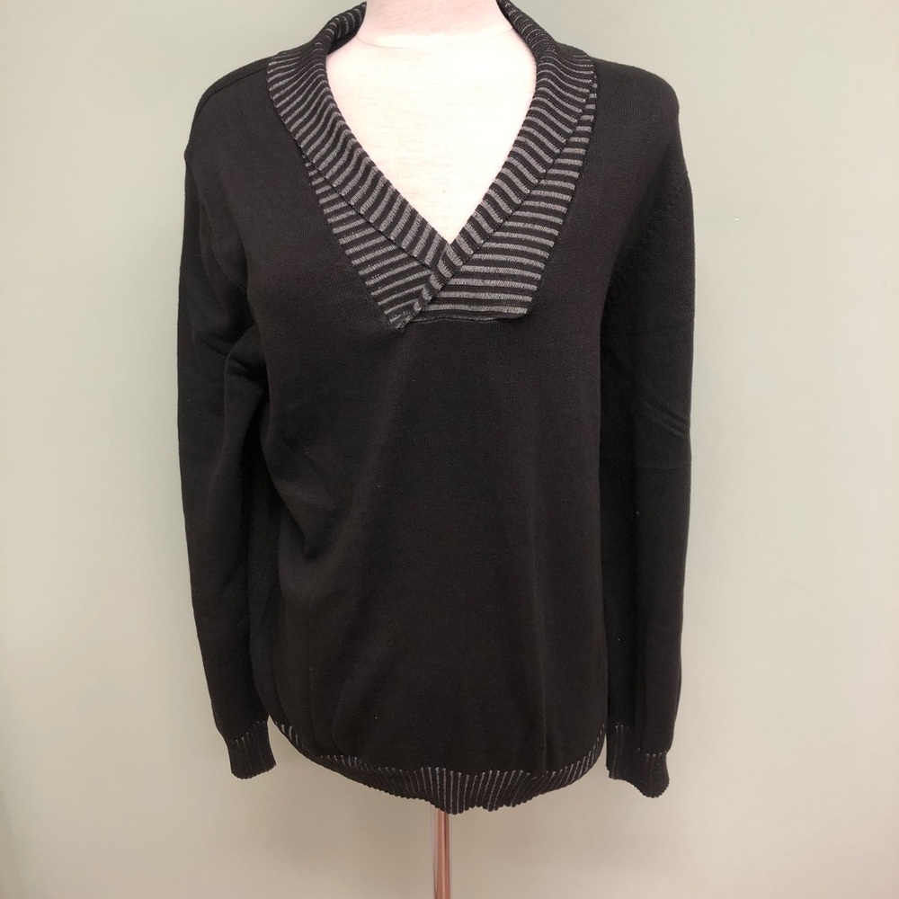 Coofandy | Women’s Black V-Neck Sweater | Size L